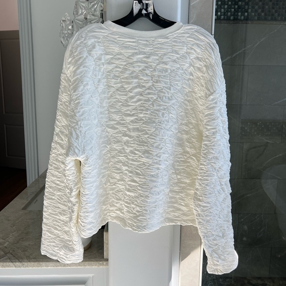 ZARA TEXTURED SWEATSHIRT - Picture 11 of 14